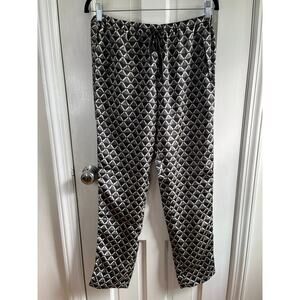 MAISON SCOTCH Geo Drawstring Pants Sz 1 (S/M) - ✨ Silky Tapered Lounge Luxe ✨
